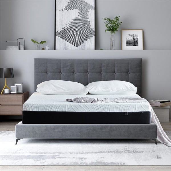 【TEXLORD】10 Inches Mattresses Gel Memory Foam Mattress Soft Three Tier Queen Size Bed Mat Comfortable Bedroom Furniture
