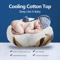 COONP Mattress Topper, Extra Thick Pillowtop, Cooling and Plush Mattress Pad Cover 400TC Cotton with 8-21 Inch Deep Pocket 3D Snow Down Alternative Fill